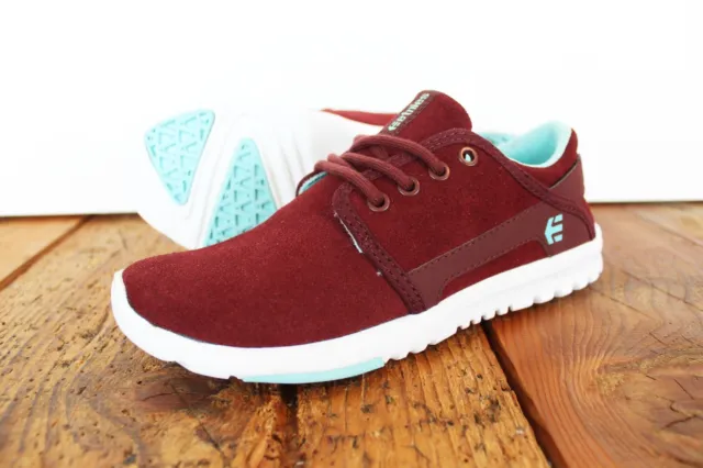 Etnies Scout Woman Shoes Neu Burgundy Gr:us 5 W Eu 35 Etnies