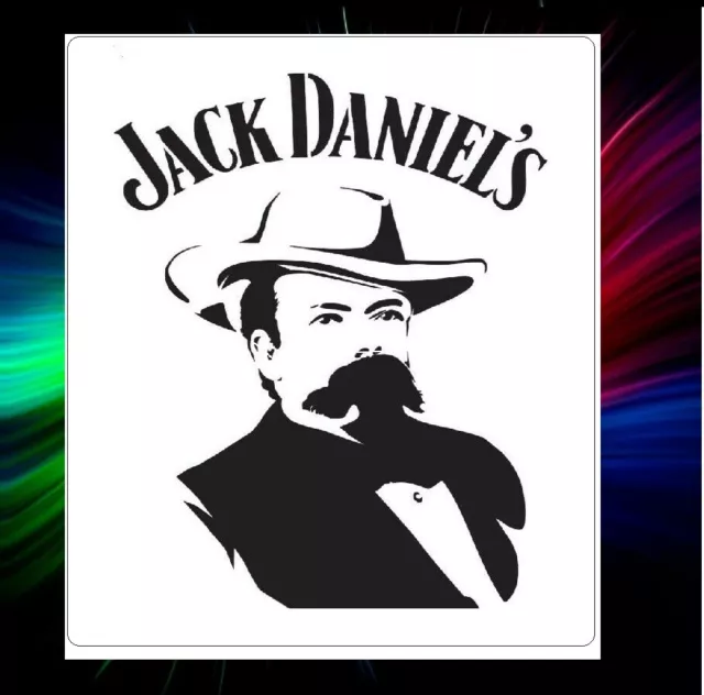 JD Tennessee WHISKEY LIQUOR  FOUNDER LOGO AIRBRUSH, PAINTING, TEMPLATE STENCIL