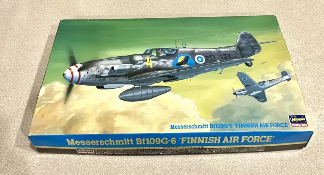 🏁 HASEGAWA Vintage Messerchmitt Bf109G-6 'Finnish Air Force' 1/48 🏁