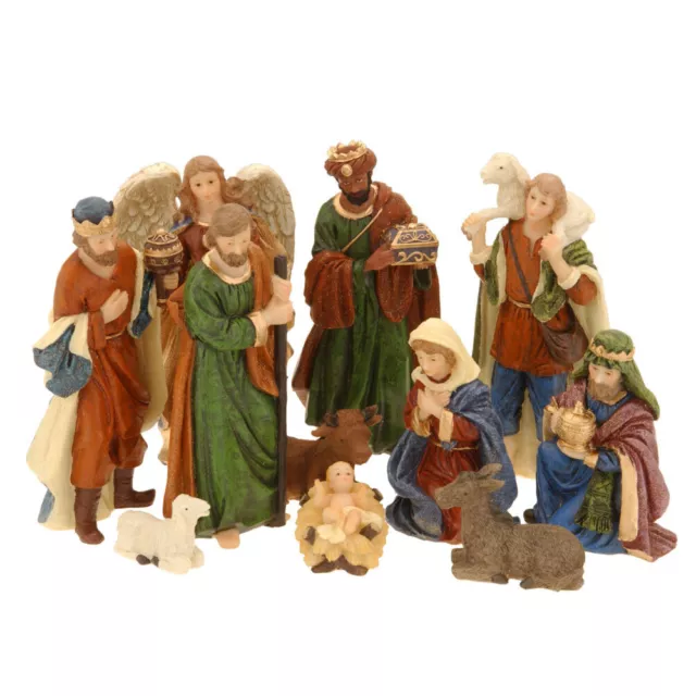 Krippenfiguren Set Weihnachten Dekoration Weihnachtskrippe Krippenzubehör Krippe