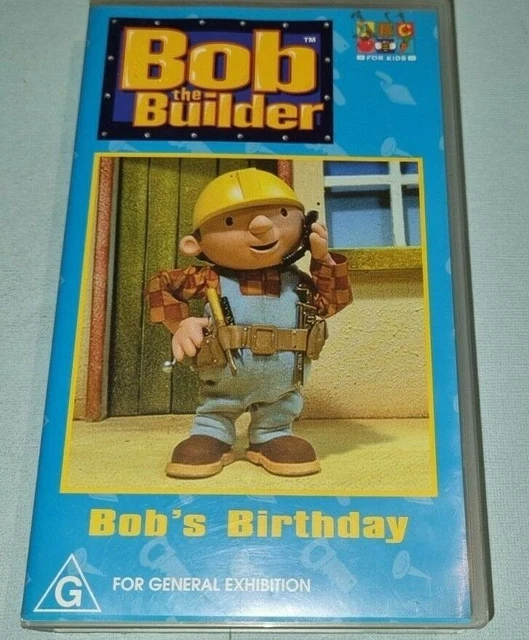 BOB THE BUILDER Bob's Birthday Vhs Video Tape Pal Vgc £10.40