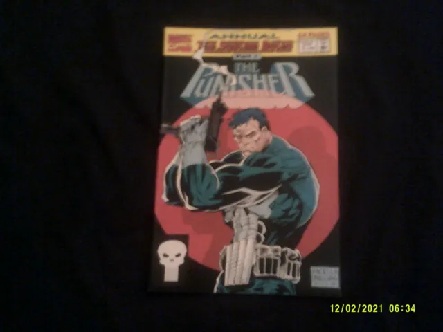 1992 Marvel Comics The Punisher Annual # 5 The System Bytes