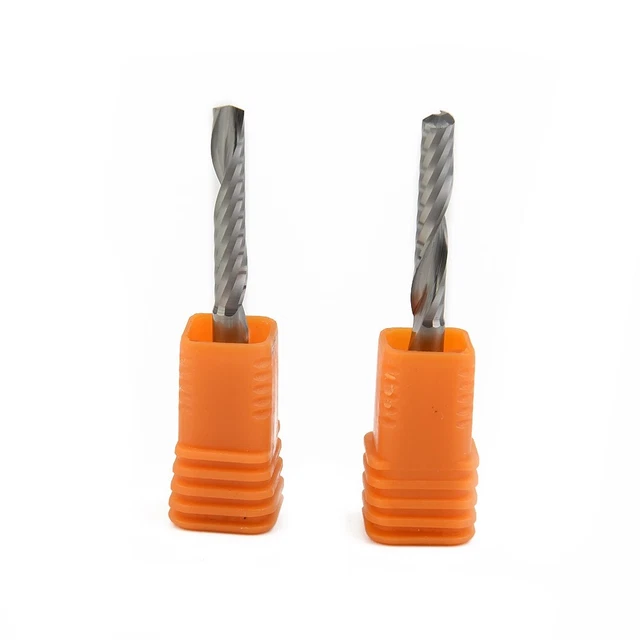4mm Spiral End Mill Carbide Router Bit Single Flute Milling Cutter For Aluminium