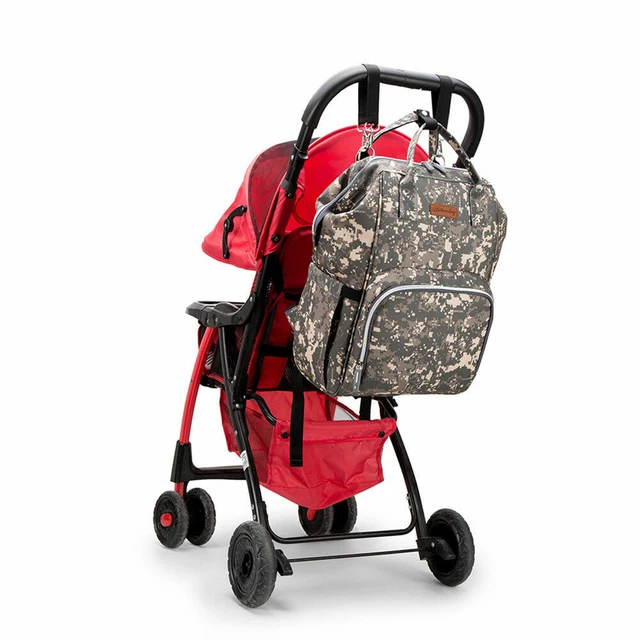 Diaper Bag Backpack Maternity Nappy Baby Bag Organizer Waterproof w/ USB Port 6
