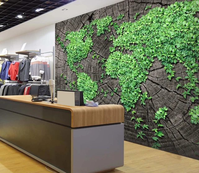 Papier Peint Mural Adhésif 3D - Graffiti Coloré R1425 - Autocollant Commerce/déco