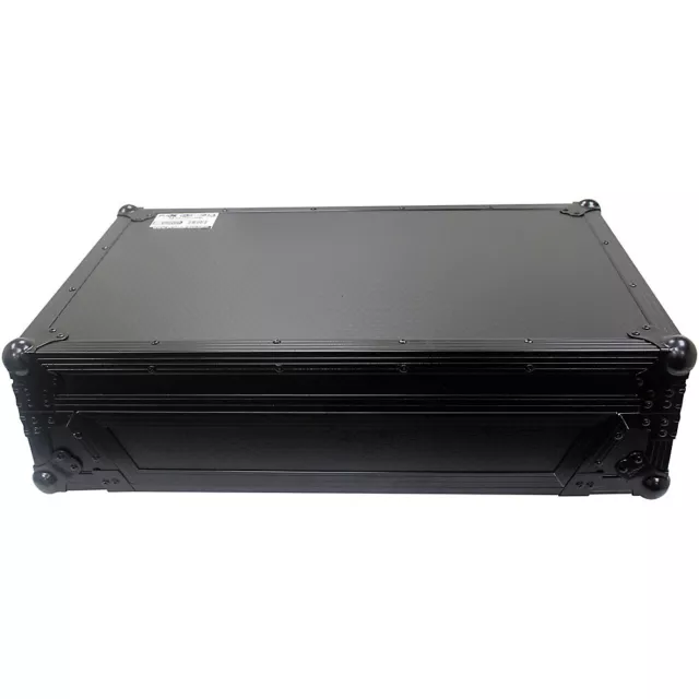 ProX Flight Case For RANE ONE DJ Controller with 1U Rack and Wheels  Black/Black
