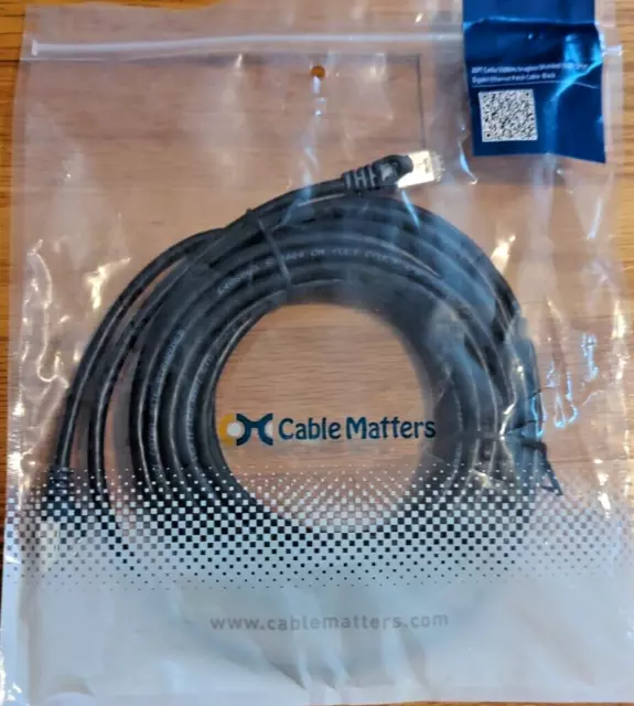 Gigabit Ethernet Cable Matters 20ft Cat6a 550mhz Snagless Shielded Patch Cable