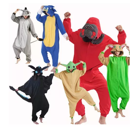 Costume Pigiama Cosplay Nuovo Stile Unisex Animale Adulto Kigurumi Costume Natale Fantastico