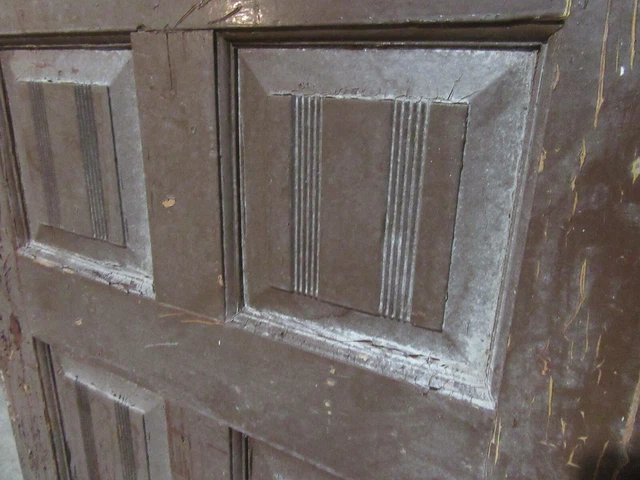 ~ Antique Pantry Door Glass Top ~ 28 X 89.5 ~ Architectural Salvage 5
