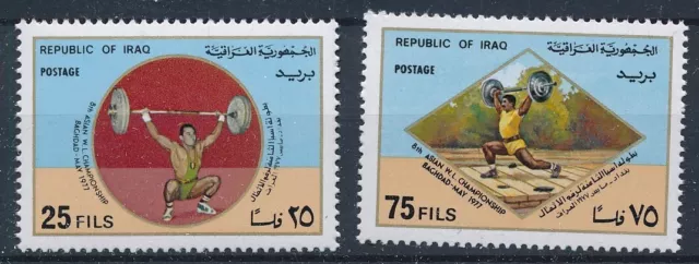 [BIN204] Iraq 1977 Sport good set of stamps very fine MNH