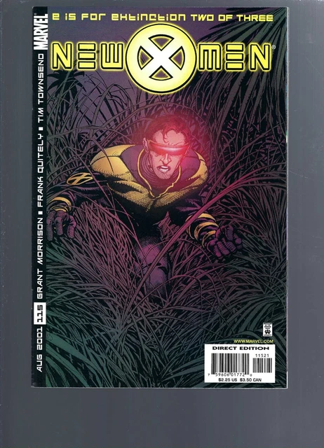 New Xmen  115 - 1St Negasonic -  Grant Morrison  - 1991 Series -  Marvel Comics