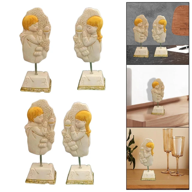 Figurine de prière religieuse Statue de prière Ornements 5 "Décor à la