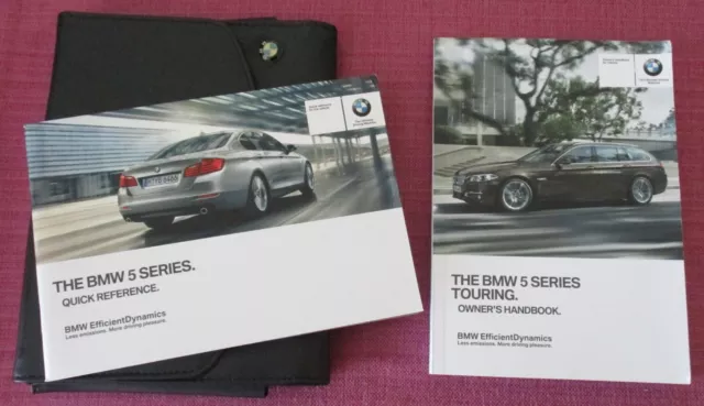 Bmw 5 Series Touring Estate (2013 - 2016) Owners Manual - Handbook. (Bm 906)