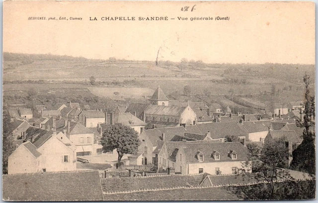 58 LA CHAPELLE SAINT ANDRE - vue generale ouest
