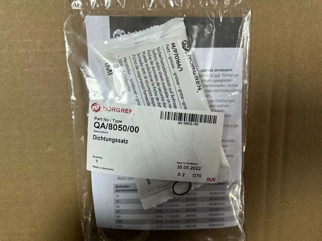 1set New QA/8050/00 For NORGREN Cylinder Repair Kit