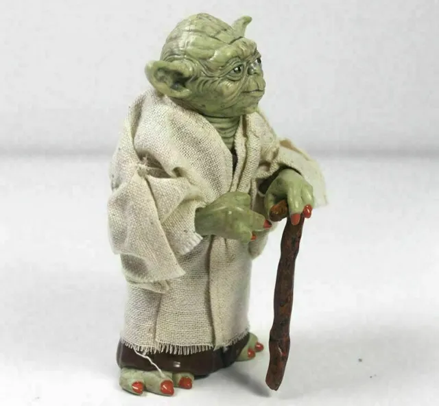 Star Wars Meister Yoda 12Cm Actionfigur Master Yoda Figur Jedi Mit Kleidung  Neu 3