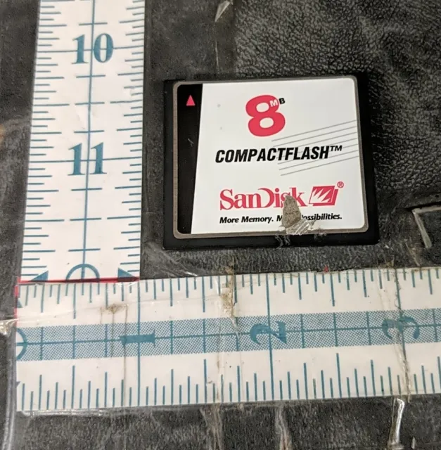 Tarjeta de memoria para cámara flash compacta SanDisk 8 MB MEGABYTE CF