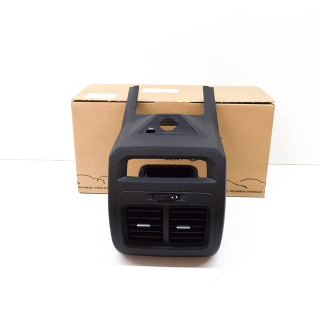 KUDA – Consola de navegación (LHD) para Volkswagen Touran a Partir de 2015 (Piel sintética), Color Negro