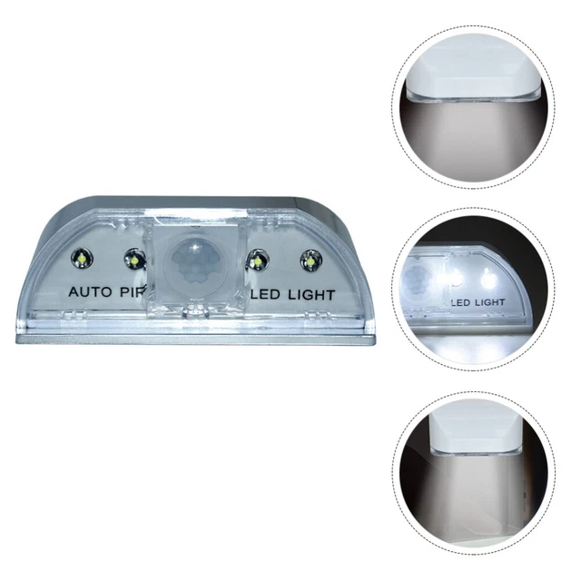 Keyhole Light With PIR Motion Sensor – 4 LED IR Lamp, Auto On/Off For Door Locks, Closets, Hallways, Garage (Battery Operated)
