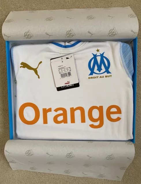 marseille football shirt home player issue 2018/19 New With Box And Tags Mint