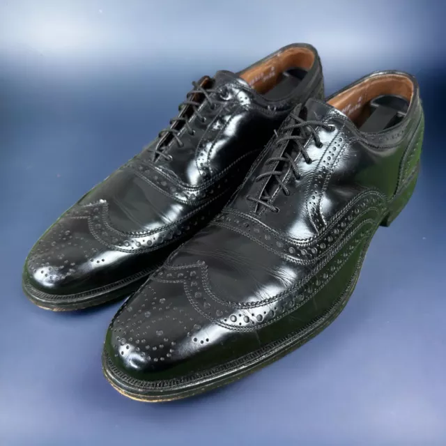 ALLEN EDMONDS MCALLISTER Oxford Wingtip Shoes Mens Sz 11 AA Narrow ...