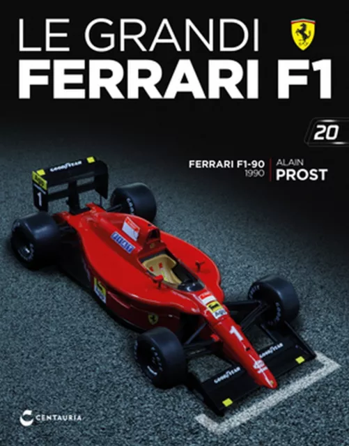 NEW 1:24 F1 FERRARI F1-90 - Alain Prost 1990 IXO +BOX +Magazine no Minichamps