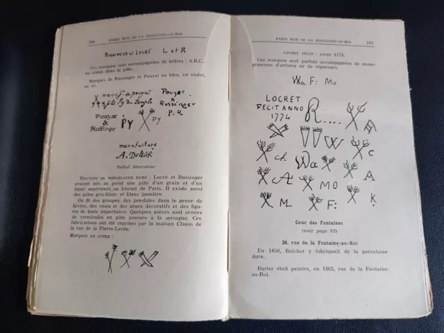 Tardy - Les Porcelaines Françaises - Carctéristiques - Marques - É.o. 1950