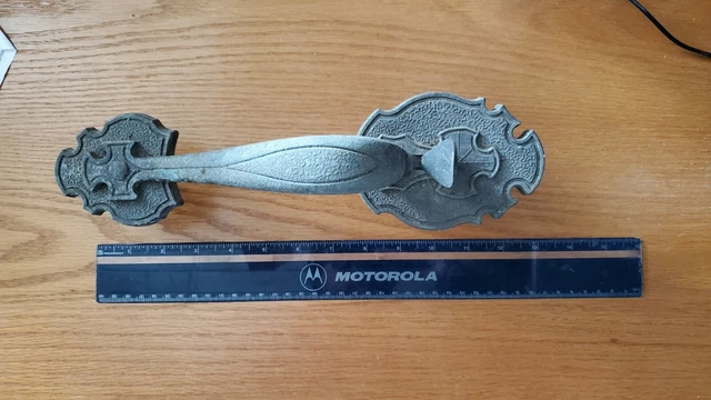 Large Cast Iron Metal Antique Barn Gate Cabinet Handle Barn Door Pull