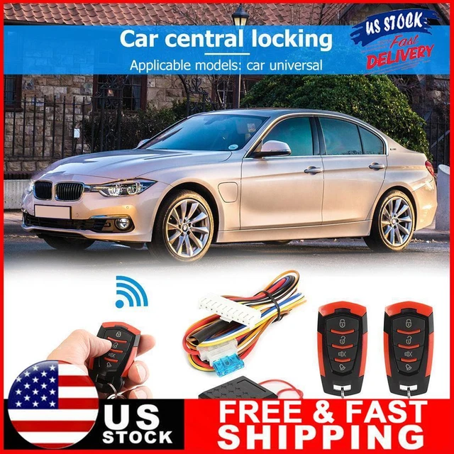 Remote Central Door Lock Auto Keyless Entry Alarm System Central Locking Kit 401