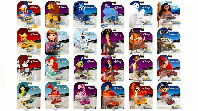 Hot Wheels Character Cars Disney, Marvel, DC, Batman, Themed, Rare Updated 3/22
