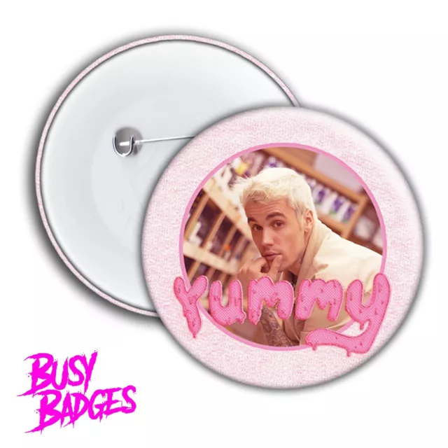 JUSTIN BIEBER YUMMY Album Badges & Magnets - Intentions 2020 Ariana Grande Stuck