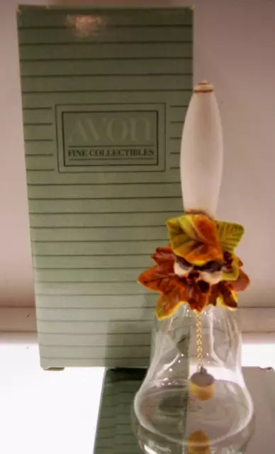 Avon CRYSTAL BELL HARVEST BOUNTY LE w/Bx *FREE SHIP