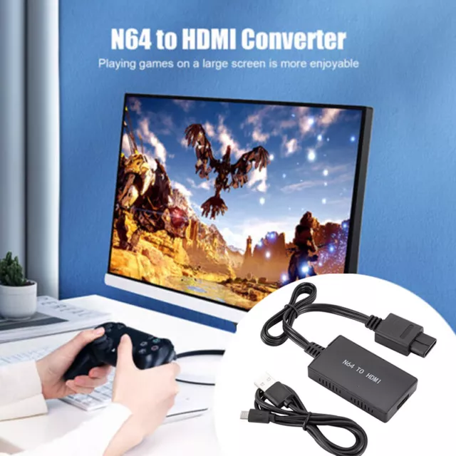 HDMI Convertidor Cable de Enlace N64 A HDMI Adaptador Gamecube Súper Nes Sn ]