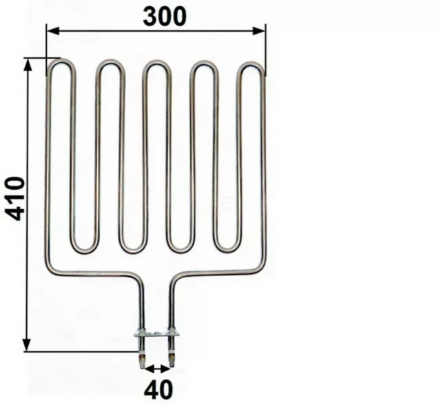 Heizstab für Zsk 720 Harvia Saunaofen - 3000 Watt Saunaheizstab