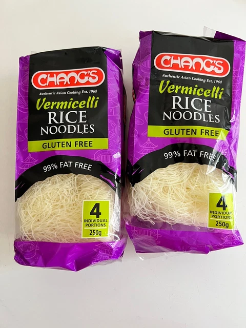 Changs Vermicelli Rice Noodles 250gm 2X