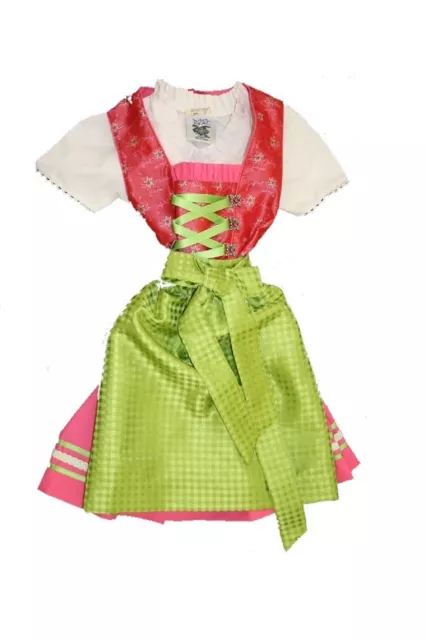 Festivo Dirndl E Camicetta Con Grembiule Tradizionale Tgl 62 68 74 80 86 92 98