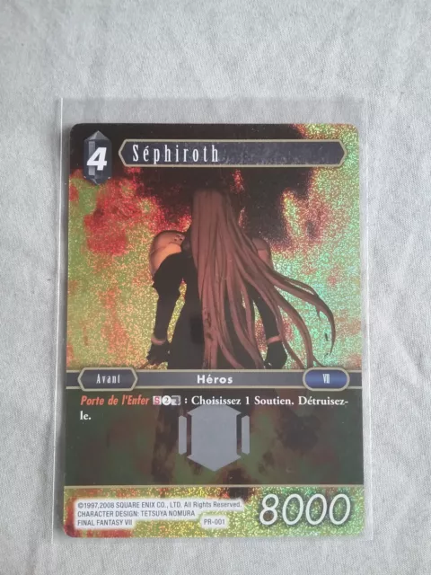 Carte Final Fantasy - Séphiroth - Foil - PR-001 - FR - Neuf