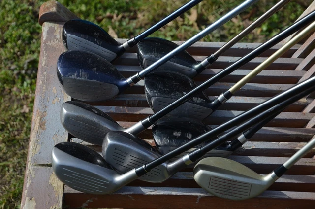 Cobra, Mizuno, TaylorMade,Topflite , Silverline, 5Hölzer, 4Hybrids Herren RH