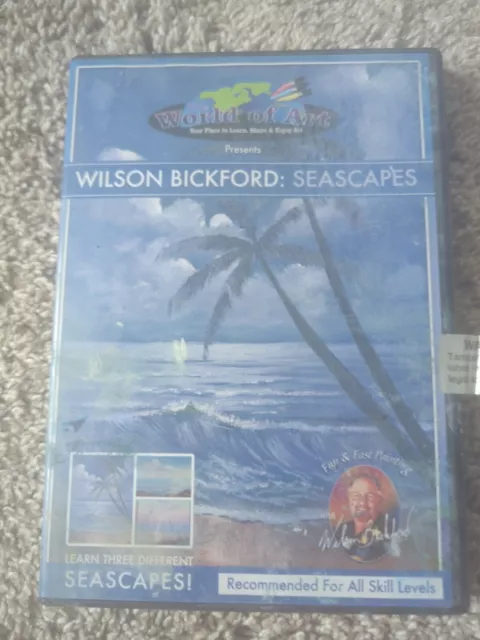 Wilson Bickford Oil Painting Art Lessons - SEASCAPES - DVD - Used - Untested