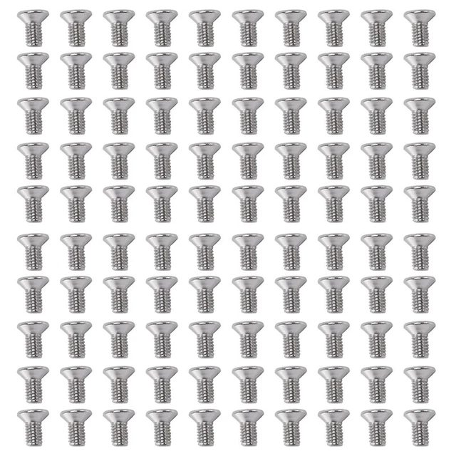 M3 x 6mm Machine a boulons a fraisees plates cruciformes Vis 100pcs D7F8