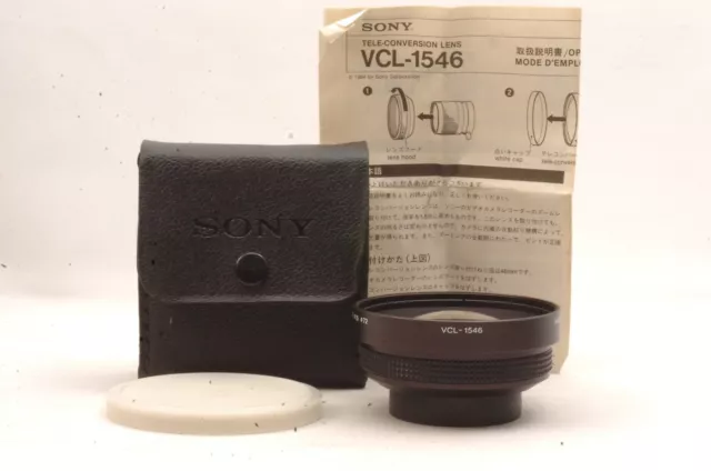 @Cámara SakuraDo @ ¡Como nueva! @Lente de teleconversión Sony VCL-1546 X1.5 de Japón