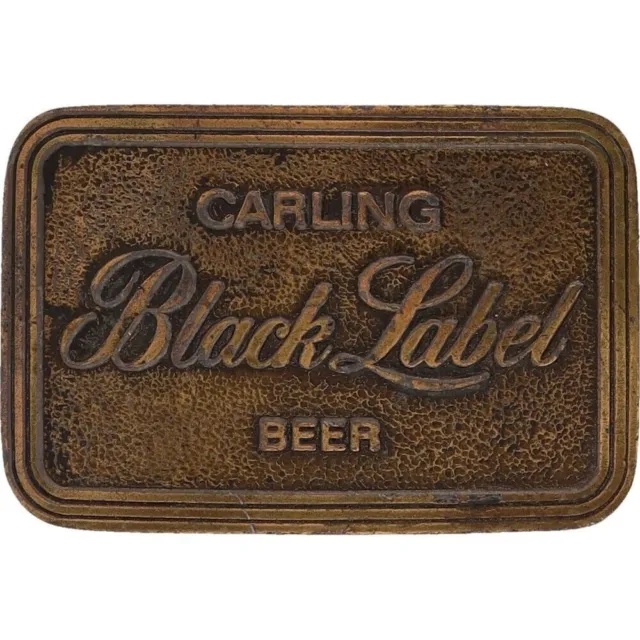 Carling Brasserie Bière UK Royaume-Uni British Lager 1970s Vintage Belt Buckle