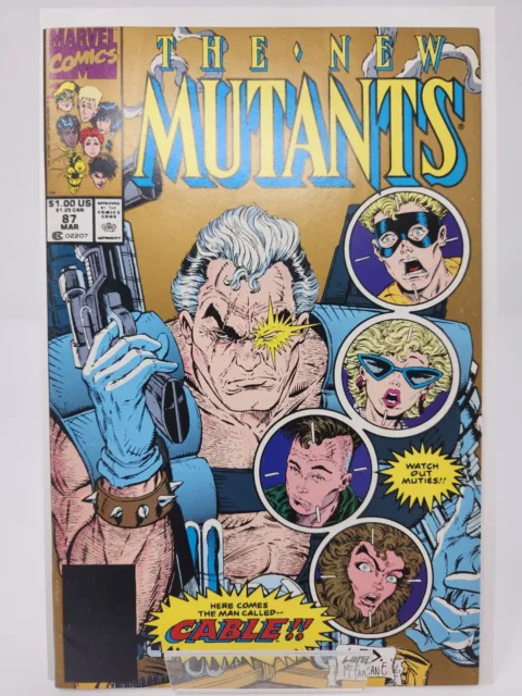 The New Mutants Volume 1 (1990) #87 2nd Print 1st App Stryfe Cable X-Men Marvel