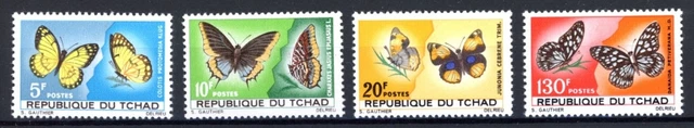 Tschad 174-177 postfrisch Schmetterling #JT916