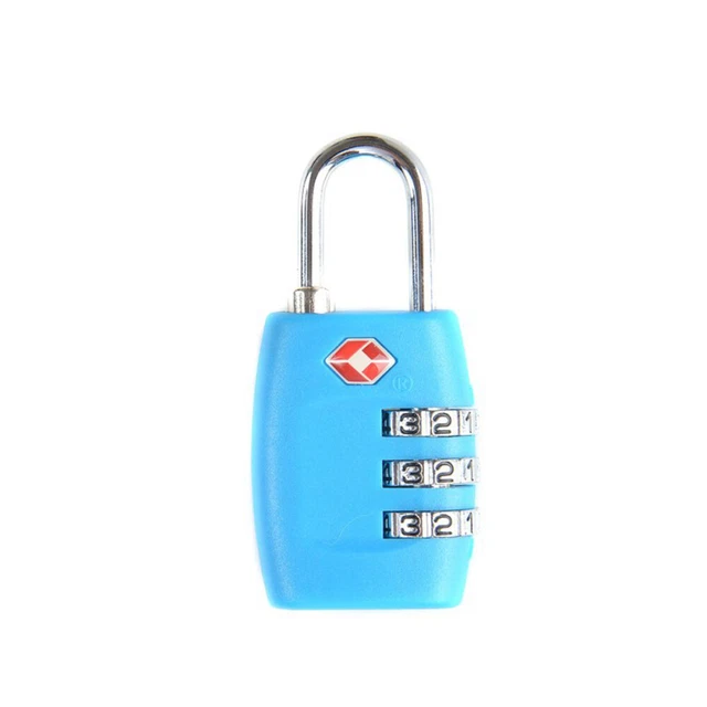 TSA-335 TSA Approved Security Luggage Padlock 3-Digit Combination Password Lock