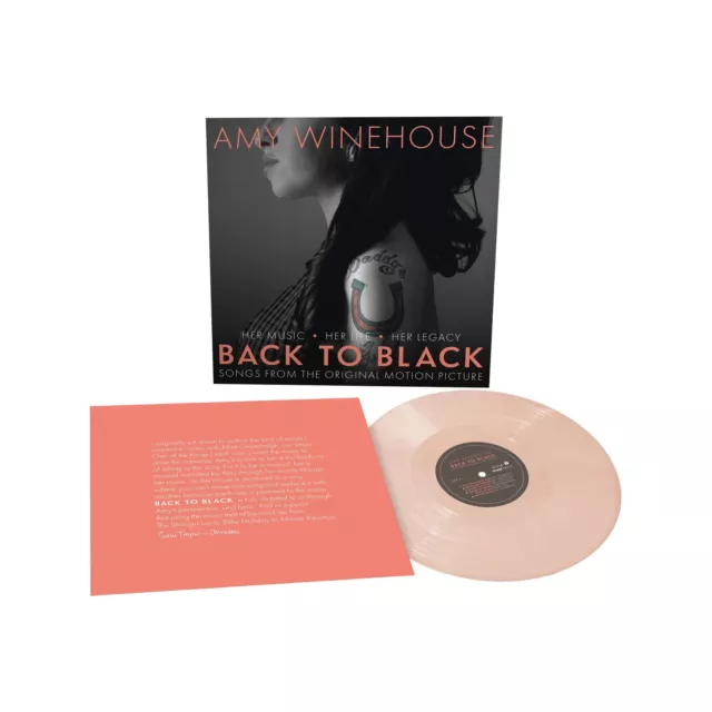 Amy Winehouse Back to Black OST Soundtrack Ltd Peach Vinyl Sealed MINT