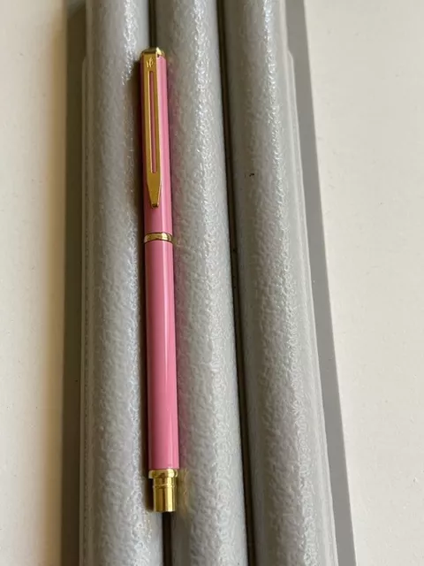 waterman lady pink vintage ballpoint pen penna a sfera