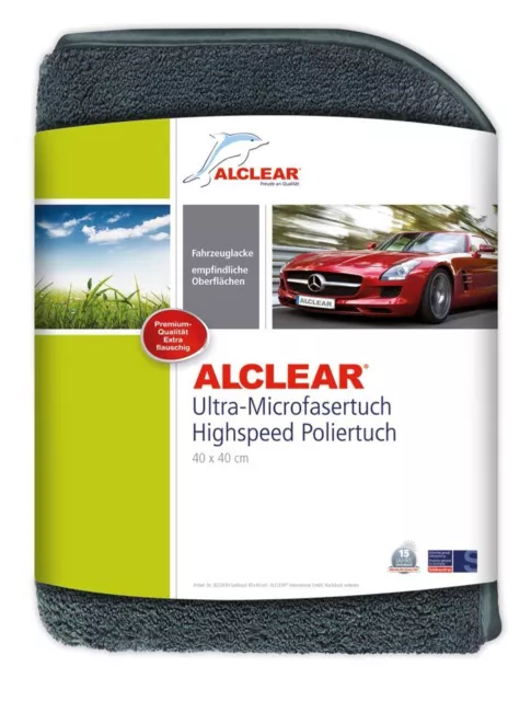 ALCLEAR® Ultra-Microfaser HIGHSPEED POLIERTUCH anthrazit 40x40 822203H