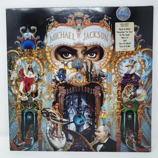 2 LPs Michael Jackson - Dangerous Epic - 465802 1 Europe 1991 Original