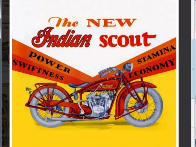 INDIAN ARROW & SCOUT 149 249 OVERHAUL REPAIR MANUAL 100pg for Motorcycle Service